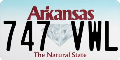 AR license plate 747VWL