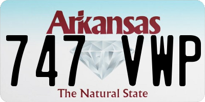 AR license plate 747VWP