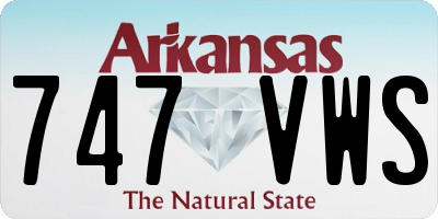 AR license plate 747VWS