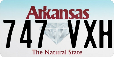 AR license plate 747VXH