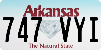 AR license plate 747VYI