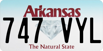 AR license plate 747VYL