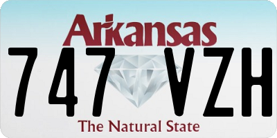 AR license plate 747VZH