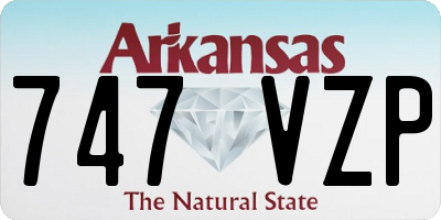 AR license plate 747VZP