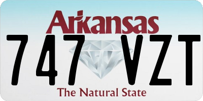 AR license plate 747VZT