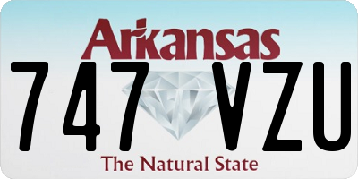 AR license plate 747VZU