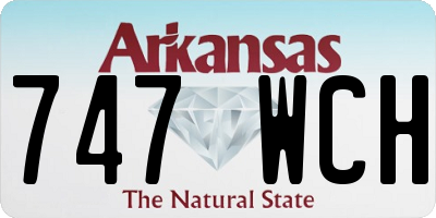 AR license plate 747WCH