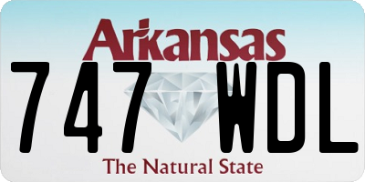 AR license plate 747WDL