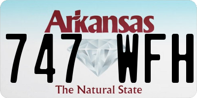 AR license plate 747WFH