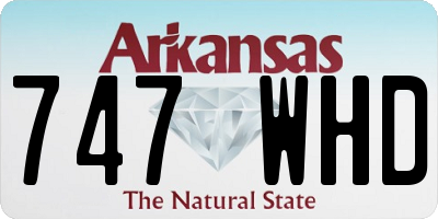 AR license plate 747WHD
