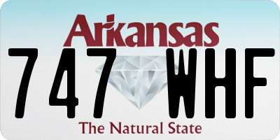 AR license plate 747WHF