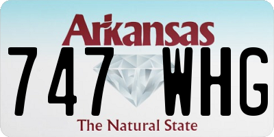 AR license plate 747WHG