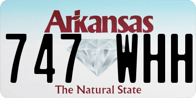 AR license plate 747WHH