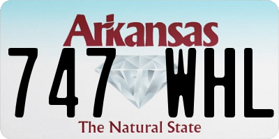 AR license plate 747WHL