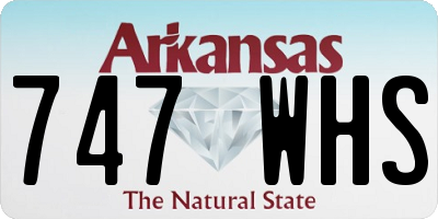 AR license plate 747WHS