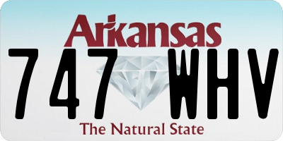 AR license plate 747WHV