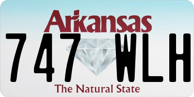 AR license plate 747WLH