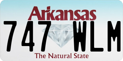 AR license plate 747WLM