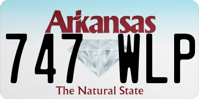 AR license plate 747WLP