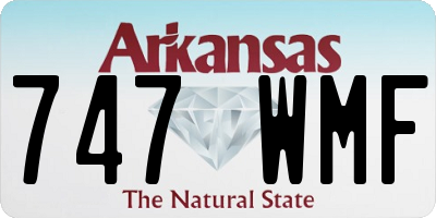 AR license plate 747WMF