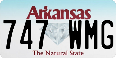AR license plate 747WMG