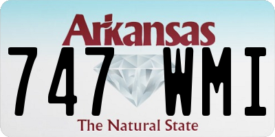 AR license plate 747WMI