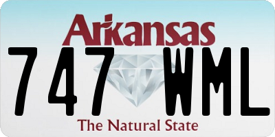 AR license plate 747WML