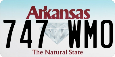 AR license plate 747WMO