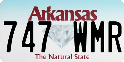 AR license plate 747WMR