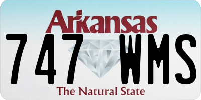 AR license plate 747WMS