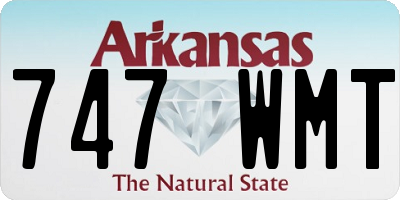 AR license plate 747WMT