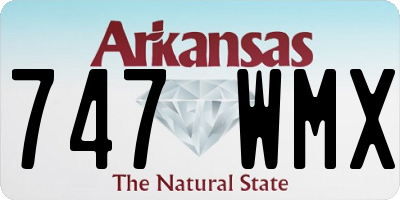 AR license plate 747WMX