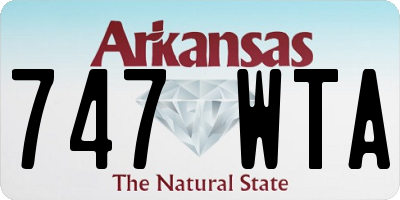 AR license plate 747WTA