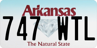 AR license plate 747WTL