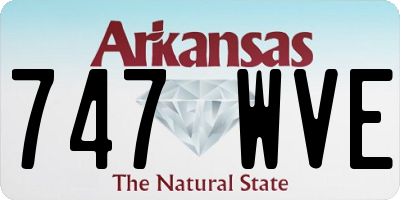 AR license plate 747WVE