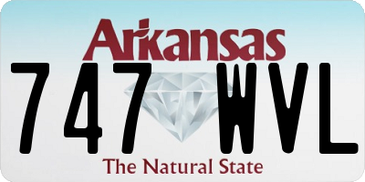 AR license plate 747WVL