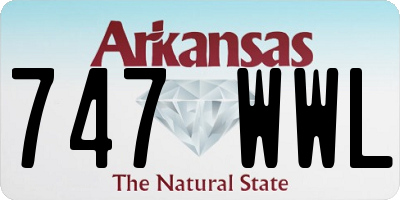 AR license plate 747WWL