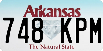 AR license plate 748KPM