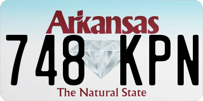 AR license plate 748KPN