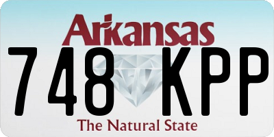 AR license plate 748KPP