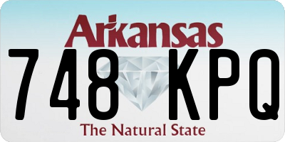 AR license plate 748KPQ