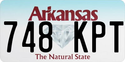 AR license plate 748KPT