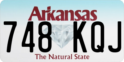 AR license plate 748KQJ