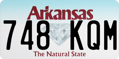 AR license plate 748KQM