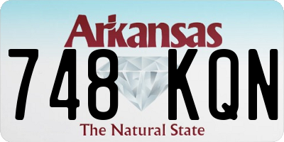 AR license plate 748KQN