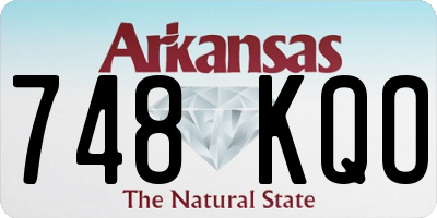AR license plate 748KQO