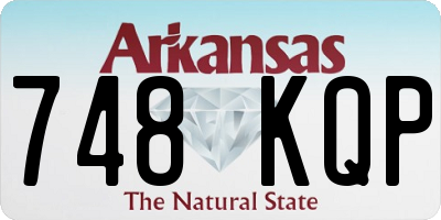 AR license plate 748KQP