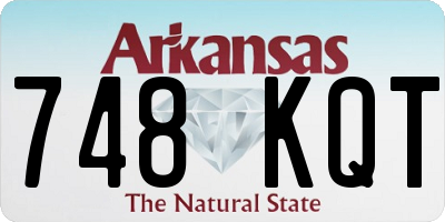 AR license plate 748KQT