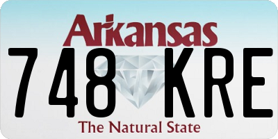 AR license plate 748KRE