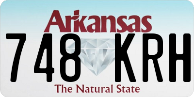 AR license plate 748KRH